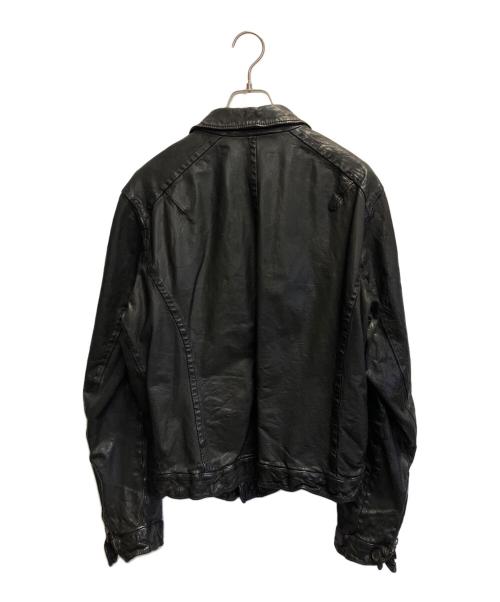 NEIL BARRETT（ニールバレット）NEIL BARRETT (ニールバレット) マルチポケットレザージャケット ブラック サイズ:Ｍの古着・服飾アイテム