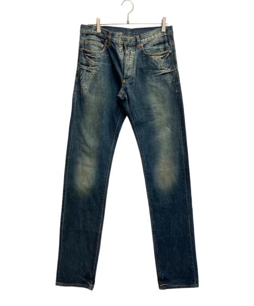 DIOR HOMME（ディオール オム）DIOR HOMME (ディオール オム) スパイダーデニムパンツ インディゴ サイズ:32の古着・服飾アイテム