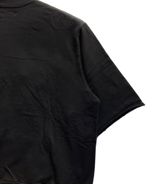 UNDERCOVER（アンダーカバー）UNDERCOVER (アンダーカバー) ミニウラケカンガルーPK半袖スウェット ブラック サイズ:XLの古着・服飾アイテム
