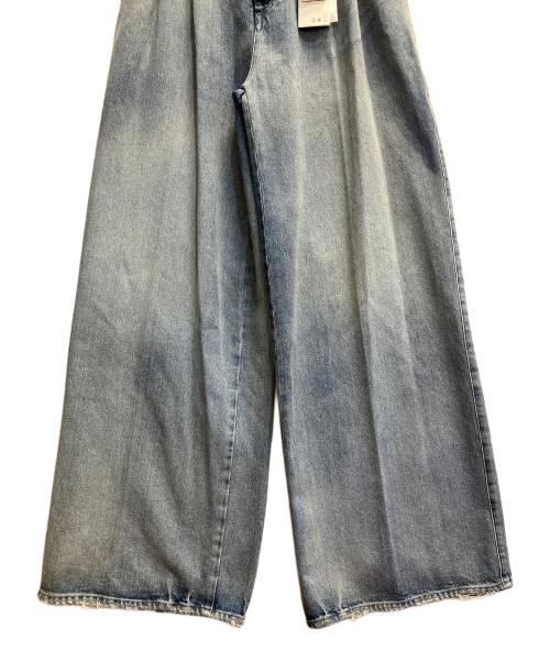 Maison Margiela（メゾンマルジェラ）Maison Margiela (メゾンマルジェラ) オーバーサイズ プリーツジーンズ ブルー サイズ:40の古着・服飾アイテム
