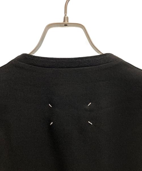 Maison Margiela（メゾンマルジェラ）Maison Margiela (メゾンマルジェラ) バージンウール ノーカラージャケット ブラック サイズ:48の古着・服飾アイテム
