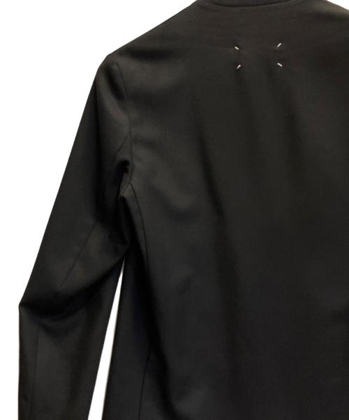 Maison Margiela（メゾンマルジェラ）Maison Margiela (メゾンマルジェラ) バージンウール ノーカラージャケット ブラック サイズ:48の古着・服飾アイテム