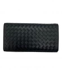 BOTTEGA VENETA（ボッテガベネタ）の古着「長財布」｜ブラック