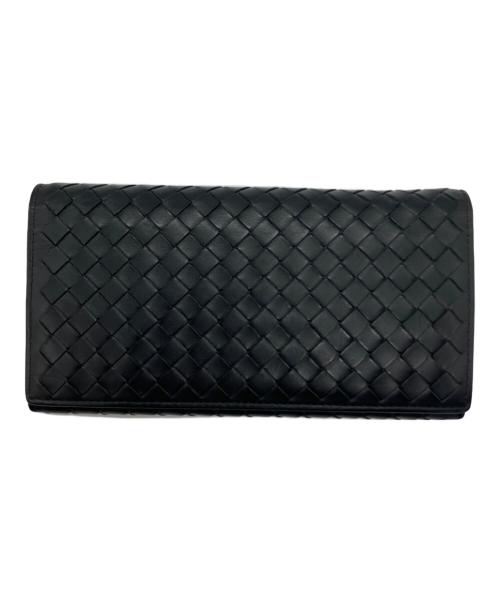 BOTTEGA VENETA（ボッテガベネタ）BOTTEGA VENETA (ボッテガベネタ) 長財布 ブラックの古着・服飾アイテム