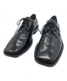 BALENCIAGA（バレンシアガ）の古着「スクエアトゥ ダービーシューズ」｜ブラック