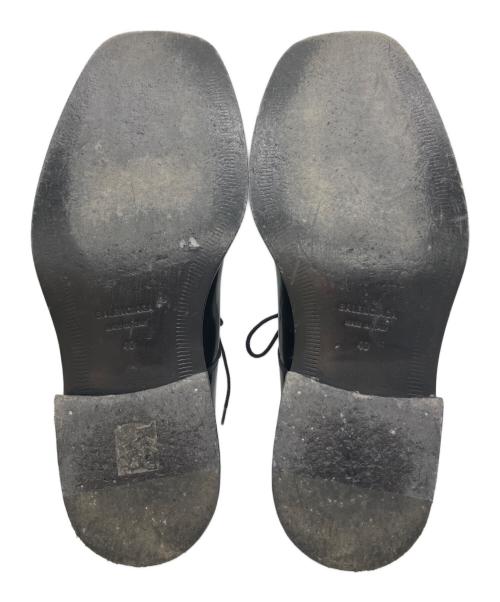 BALENCIAGA（バレンシアガ）BALENCIAGA (バレンシアガ) スクエアトゥ ダービーシューズ ブラック サイズ:40の古着・服飾アイテム