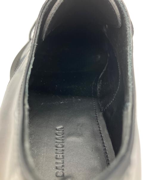 BALENCIAGA（バレンシアガ）BALENCIAGA (バレンシアガ) スクエアトゥ ダービーシューズ ブラック サイズ:40の古着・服飾アイテム
