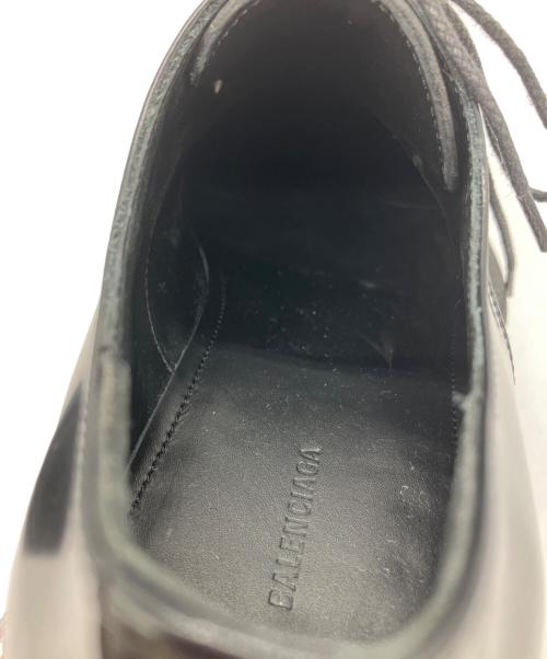 BALENCIAGA（バレンシアガ）BALENCIAGA (バレンシアガ) スクエアトゥ ダービーシューズ ブラック サイズ:40の古着・服飾アイテム