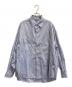 COOTIE PRODUCTIONS（クーティープロダクツ）の古着「STRIPE BROAD L/S SHIRT」｜ブルー