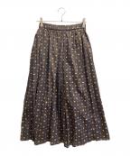 KAGUREカグレ）の古着「リバティプリントスカート」｜グレー