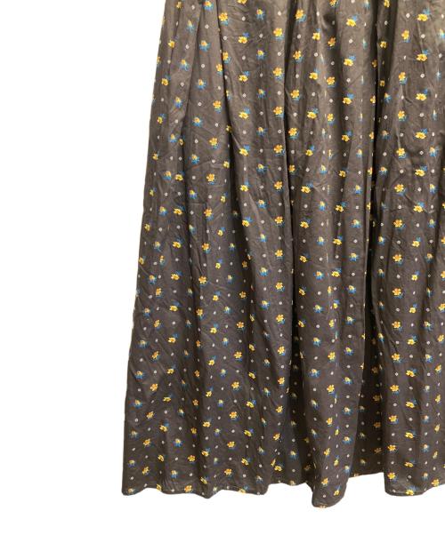 KAGURE（カグレ）KAGURE (カグレ) リバティプリントスカート グレー サイズ:FREEの古着・服飾アイテム