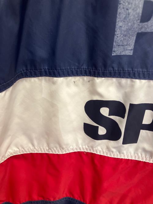 POLO SPORT（ポロスポーツ）POLO SPORT (ポロスポーツ) ナイロンジャケット ネイビー×ホワイト×レッド サイズ:XLの古着・服飾アイテム