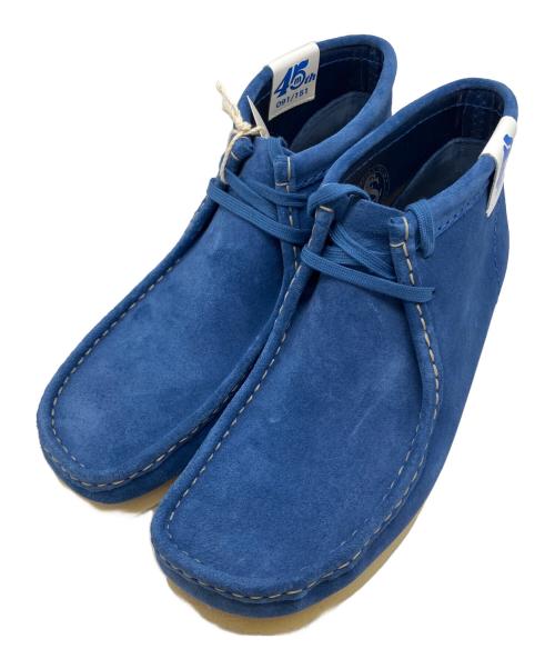 CLARKS ORIGINALS（クラークス オリジナルズ）CLARKS ORIGINALS (クラークス オリジナルズ) ATMOS (アトモス) Wallabee BT Manhattan Records ブルー サイズ:27cmの古着・服飾アイテム