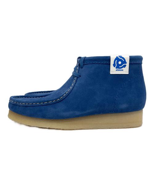 CLARKS ORIGINALS（クラークス オリジナルズ）CLARKS ORIGINALS (クラークス オリジナルズ) ATMOS (アトモス) Wallabee BT Manhattan Records ブルー サイズ:27cmの古着・服飾アイテム