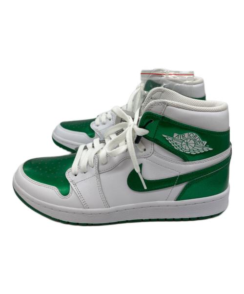 NIKE（ナイキ）NIKE (ナイキ) AIR JORDAN 1 HIGH G ホワイト×グリーン サイズ:27.5の古着・服飾アイテム