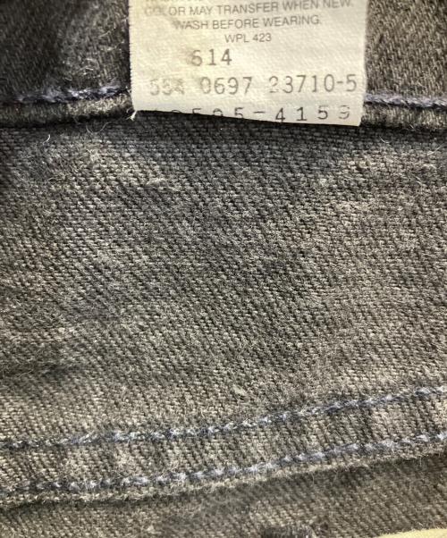 LEVI'S（リーバイス）LEVI'S (リーバイス) 505 後染めブラックデニムパンツ ブラック サイズ:W34L34の古着・服飾アイテム
