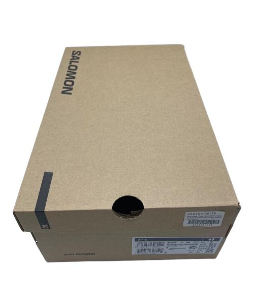 SALOMON（サロモン）SALOMON (サロモン) XT-6 ショートブレッド ベージュ×レッド サイズ:27.5の古着・服飾アイテム