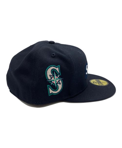 New Era（ニューエラ）New Era (ニューエラ) SUPREME (シュプリーム) MLB teams boxlogo newera ネイビーの古着・服飾アイテム