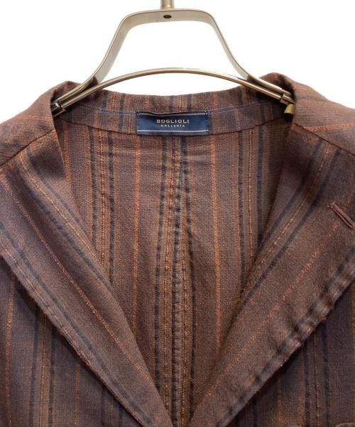 BOGLIOLI（ボリオリ）BOGLIOLI (ボリオリ) シングル3Bジャケット ブラウン サイズ:Lの古着・服飾アイテム