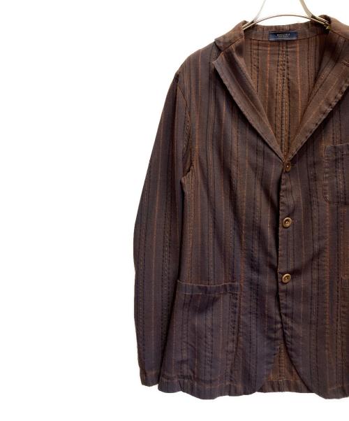 BOGLIOLI（ボリオリ）BOGLIOLI (ボリオリ) シングル3Bジャケット ブラウン サイズ:Lの古着・服飾アイテム