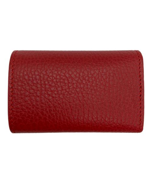 GUCCI（グッチ）GUCCI (グッチ) GGマーモント レザー キーケース  レッドの古着・服飾アイテム