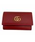 GUCCI（グッチ）の古着「GGマーモント レザー キーケース 」｜レッド