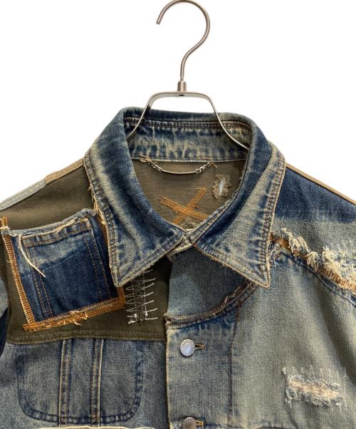 DOLCE & GABBANA（ドルチェ＆ガッバーナ）DOLCE & GABBANA (ドルチェ＆ガッバーナ) デニムジャケット ブルー サイズ:48の古着・服飾アイテム