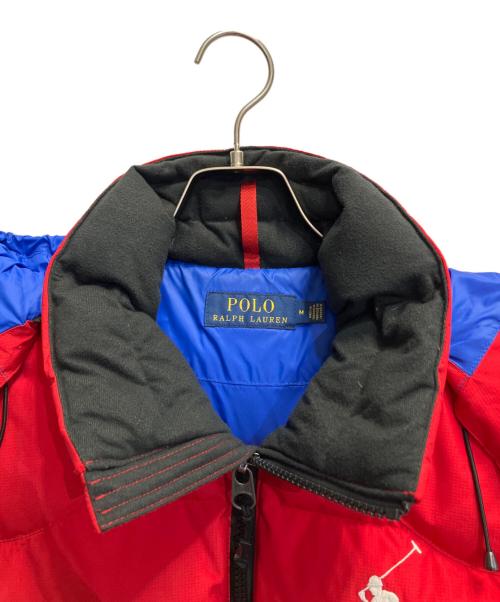 POLO RALPH LAUREN（ポロ・ラルフローレン）POLO RALPH LAUREN (ポロ・ラルフローレン) ダウンベスト レッド サイズ:Mの古着・服飾アイテム