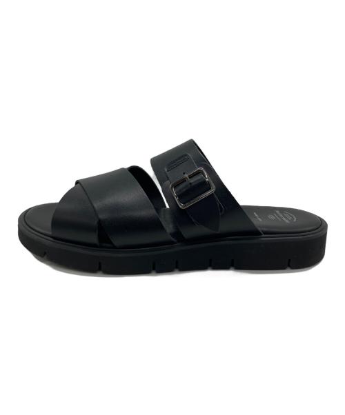 foot the coacher（フットザコーチャー）foot the coacher (フットザコーチャー) CROSS BELT SANDALS GLOXI CUT SOLE ブラック サイズ:26.5の古着・服飾アイテム
