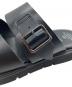中古・古着 foot the coacher (フットザコーチャー) CROSS BELT SANDALS GLOXI CUT SOLE ブラック サイズ:26.5：20000円