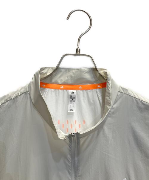 adidas（アディダス）adidas (アディダス) ゴルフ アルティメット365 ツアー フルジップ ジャケット ホワイト×オレンジ サイズ:Lの古着・服飾アイテム