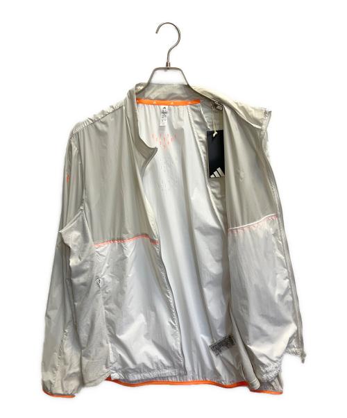 adidas（アディダス）adidas (アディダス) ゴルフ アルティメット365 ツアー フルジップ ジャケット ホワイト×オレンジ サイズ:Lの古着・服飾アイテム