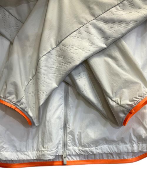 adidas（アディダス）adidas (アディダス) ゴルフ アルティメット365 ツアー フルジップ ジャケット ホワイト×オレンジ サイズ:Lの古着・服飾アイテム