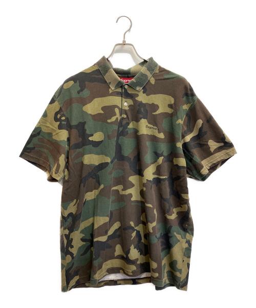 SUPREME（シュプリーム）SUPREME (シュプリーム) Washed Camo Polo カーキ サイズ:XLの古着・服飾アイテム