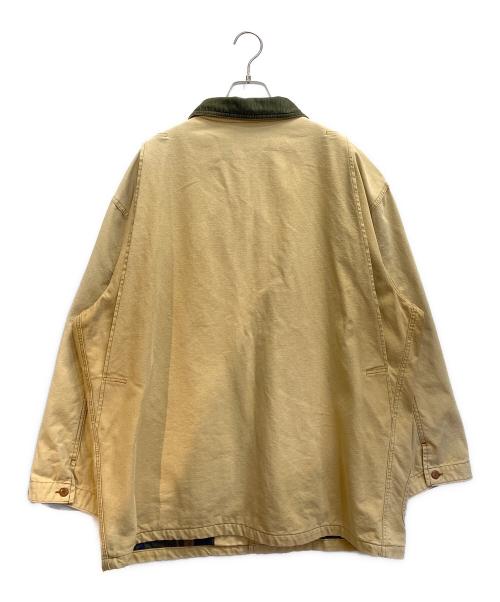 L.L.Bean（エルエルビーン）L.L.Bean (エルエルビーン) ハンティングジャケット ベージュ×グリーン サイズ:XLの古着・服飾アイテム