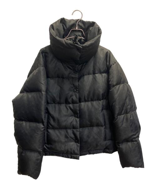 COACH（コーチ）COACH (コーチ) シグネチャー ジャカード ショート パッファー ブラック サイズ:Mの古着・服飾アイテム