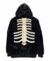 VANSON (バンソン) スケルトンボーンファーZIPジャケット ブラック サイズ:M：12000円