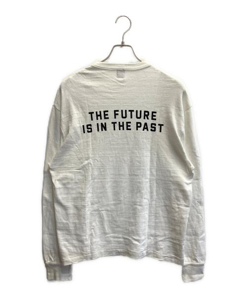 HUMAN MADE（ヒューマンメイド）HUMAN MADE (ヒューマンメイド) 長袖カットソー ホワイト サイズ:XLの古着・服飾アイテム