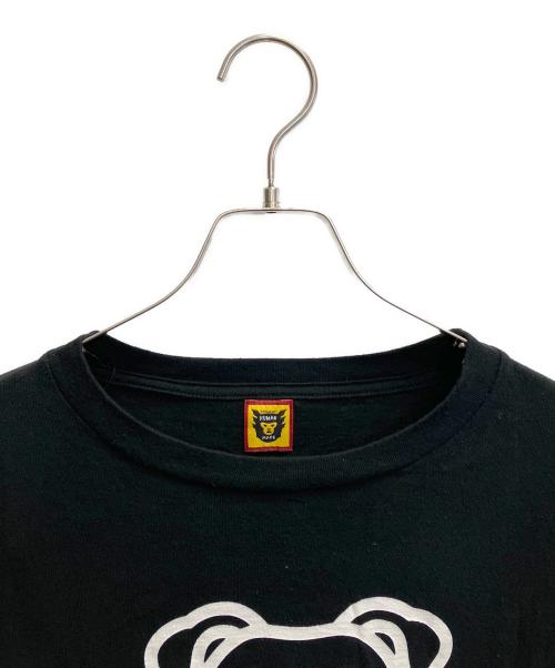 HUMAN MADE（ヒューマンメイド）HUMAN MADE (ヒューマンメイド) 長袖カットソー ブラック サイズ:Lの古着・服飾アイテム