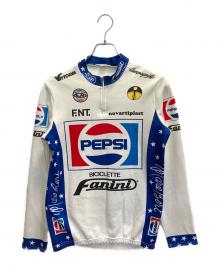 PEPSI（ペプシ）の古着「サイクリングシャツ」｜ホワイト×ブルー