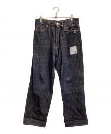 in・stru(men-tal).（インストルメンタル）の古着「SELVAGE DENIM BAGGY PANTS」｜インディゴ