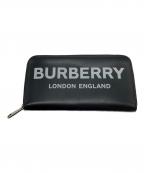 BURBERRY LONDONバーバリーロンドン）の古着「ラウンドファスナー財布」｜ブラック