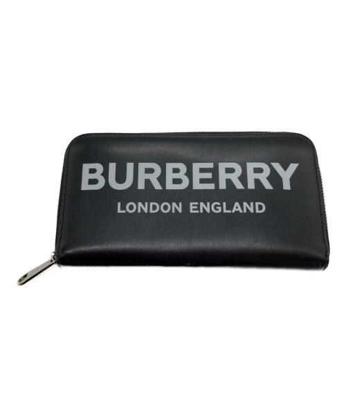 BURBERRY LONDON（バーバリーロンドン）BURBERRY LONDON (バーバリーロンドン) ラウンドファスナー財布 ブラックの古着・服飾アイテム