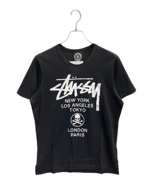 Mastermind JAPAN（マスターマインド ジャパン）Mastermind JAPAN (マスターマインド ジャパン) stussy (ステューシー) 半袖カットソー ブラック サイズ:Lの古着・服飾アイテム