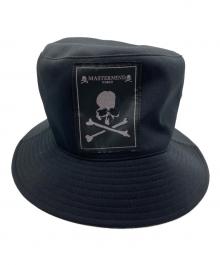 Mastermind WORLD（マスターマインド ワールド）の古着「ウーブン レーベル バケットハット」｜ブラック