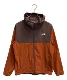 THE NORTH FACE（ザ ノース フェイス）の古着「エイペックスフレックスフーディ」｜ブラウン