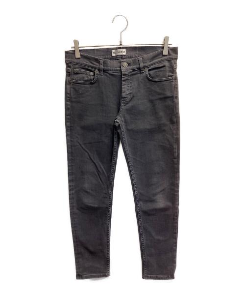 BALENCIAGA（バレンシアガ）BALENCIAGA (バレンシアガ) ストレッチスキニーデニムパンツ ブラック サイズ:36の古着・服飾アイテム