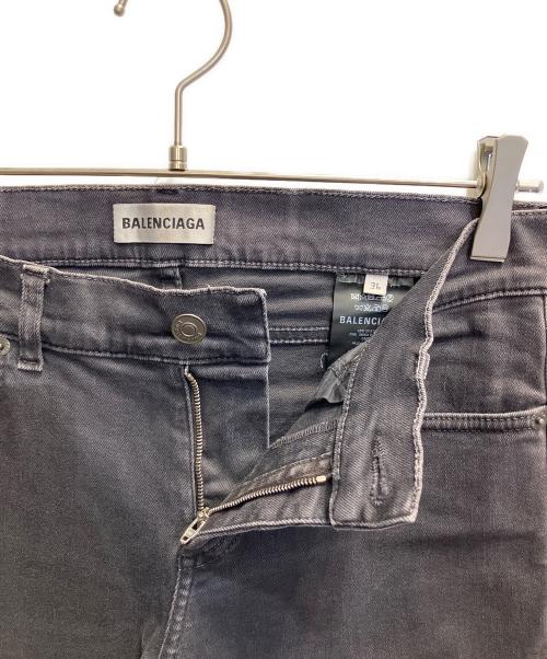 BALENCIAGA（バレンシアガ）BALENCIAGA (バレンシアガ) ストレッチスキニーデニムパンツ ブラック サイズ:36の古着・服飾アイテム
