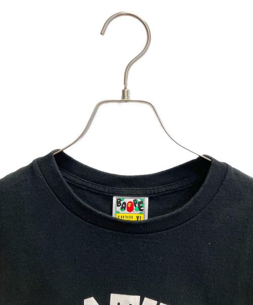 BAPE BY A BATHING APE（ベイプバイアベイシングエイプ）BAPE BY A BATHING APE (ベイプバイアベイシングエイプ) 半袖Tシャツ ブラック サイズ:XLの古着・服飾アイテム