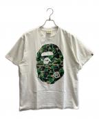 BAPE BY A BATHING APEベイプバイアベイシングエイプ）の古着「半袖Tシャツ」｜ホワイト